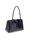 l’altra di milano crocodile-effect shoulder bag