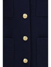 wool tweed caban coat