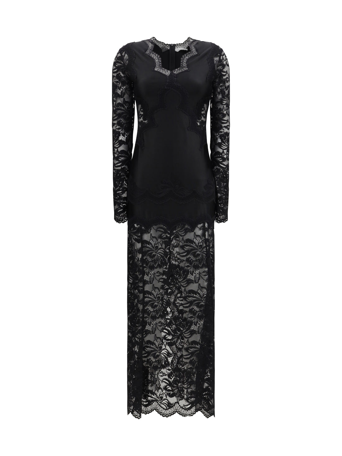 RABANNE 36 long lace dress