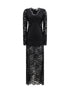 RABANNE 36 long lace dress