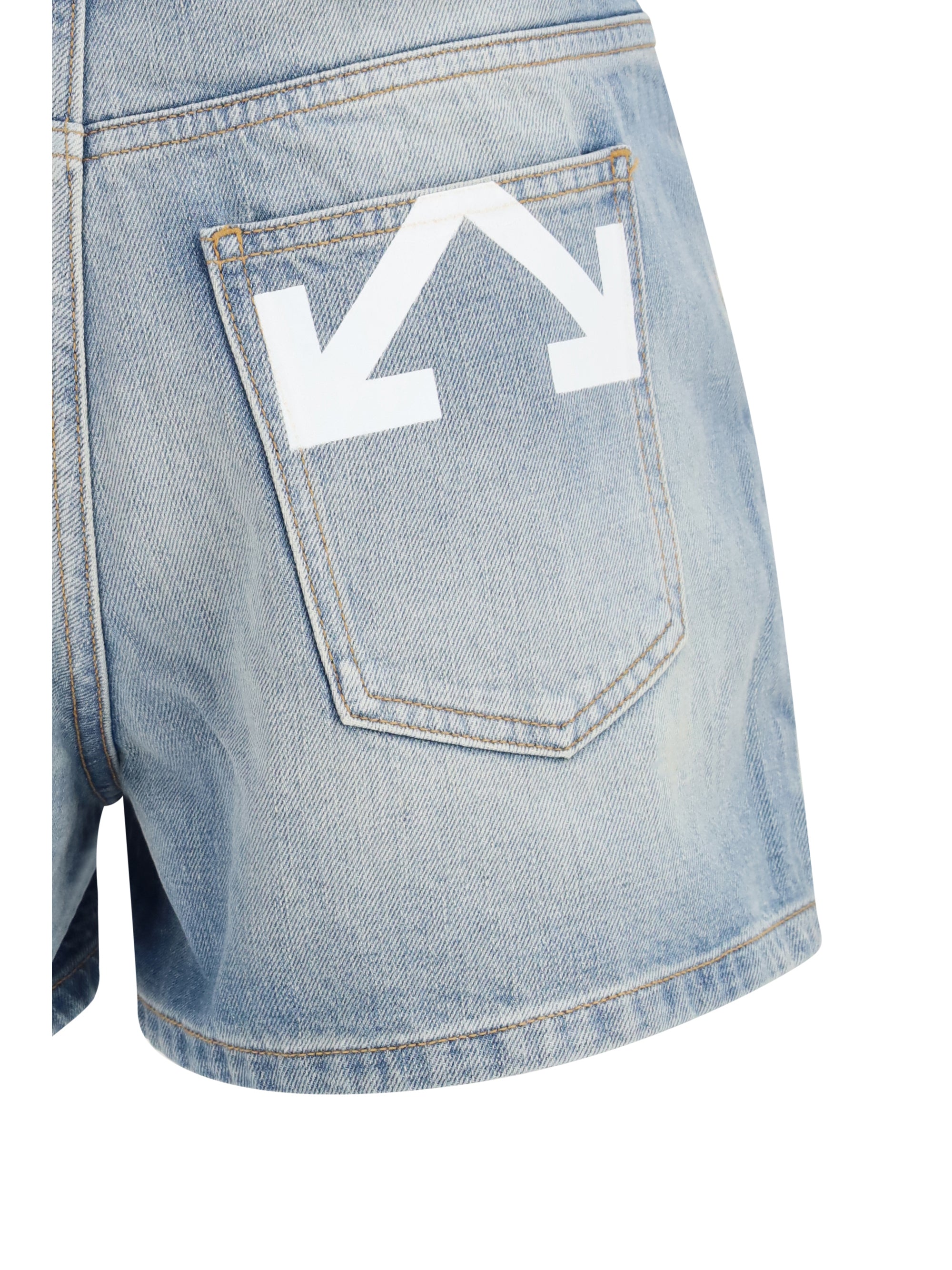 OFF-WHITE 26 doll denim shorts
