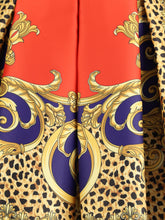 VERSACE 40 silk-blend duchesse mini skirt