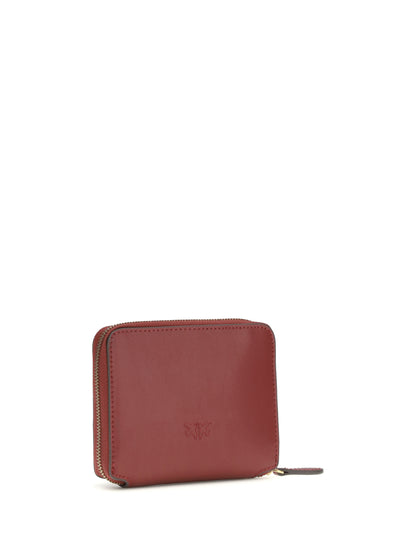 PINKO OS leather zip-around wallet 