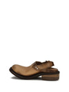 foule leather mules