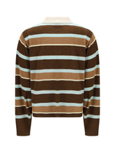 GUEST IN RESIDENCE L rugby cropped striped jumper 