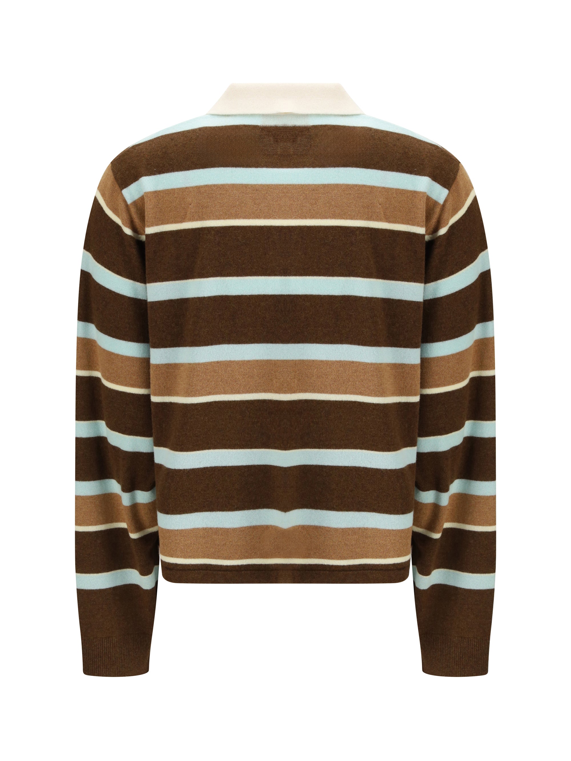 GUEST IN RESIDENCE L rugby cropped striped jumper 