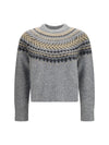 annette fair isle crewneck jumper