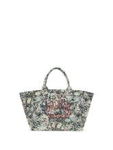 GANNI OS tapestry xxl tote bag