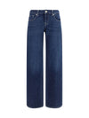 low straight jeans