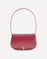Saint Laurent Mini Voltaire Shoulder Bag Bordeaux