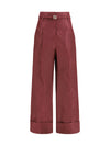 taffeta silk pants