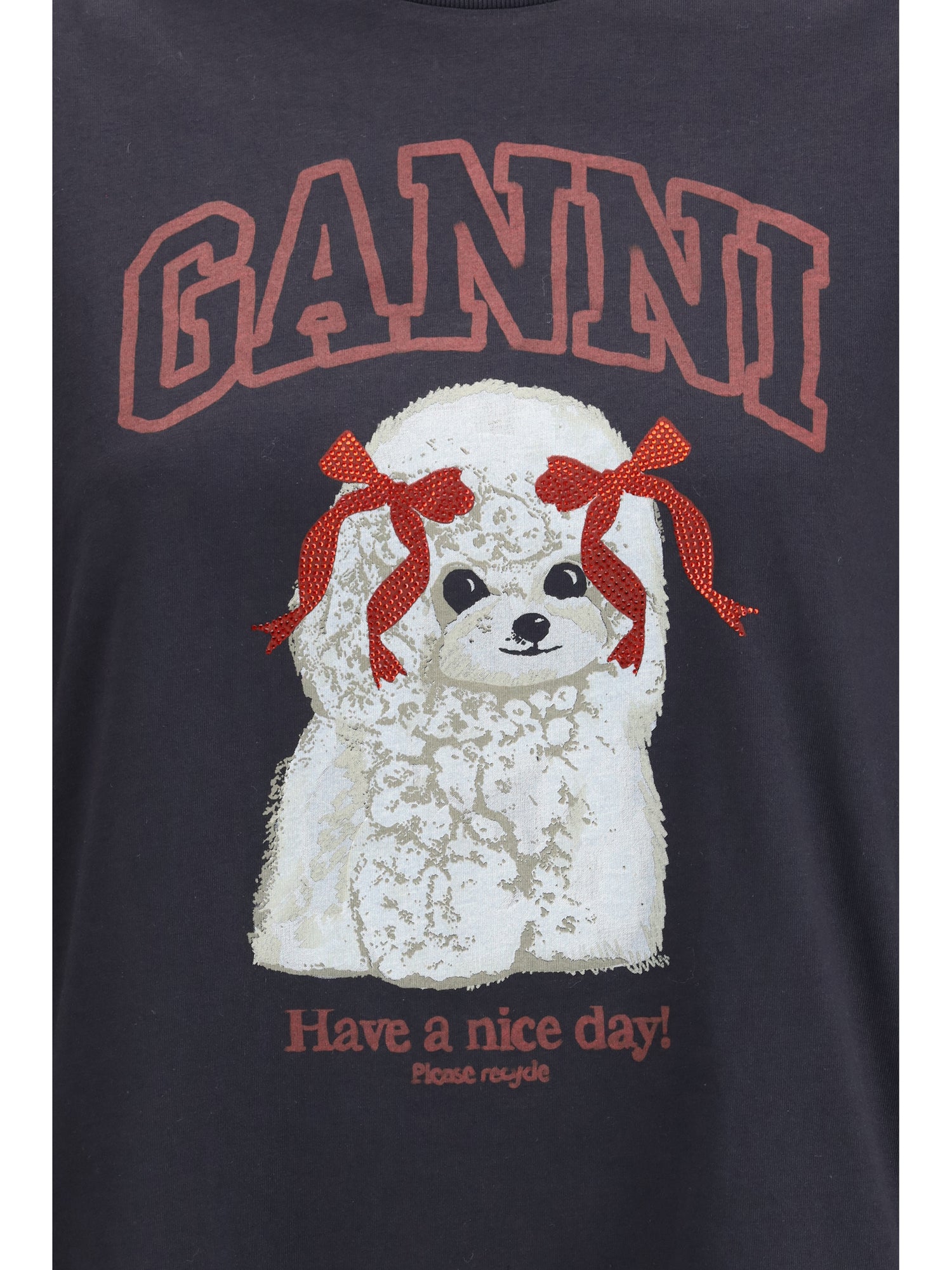 GANNI L poodle longsleeve