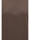 cotton t-shirt with sheer sleeves and side panels