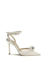 MACH & MACH 36 double bow satin pumps