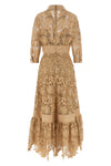 the elie saab midi dress embodies timeless sartorial mastery