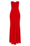 the elie saab long dress defines the silhouette through impeccable sartorial con