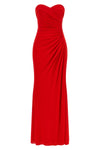 the elie saab long dress defines the silhouette through impeccable sartorial con