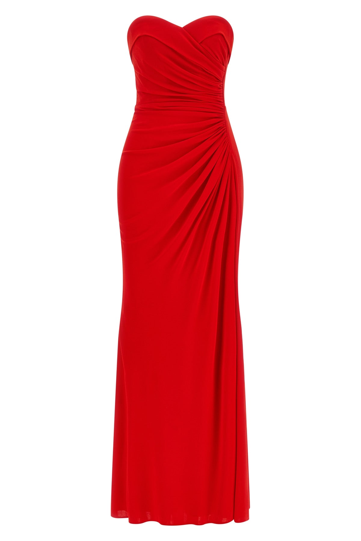 the elie saab long dress defines the silhouette through impeccable sartorial con