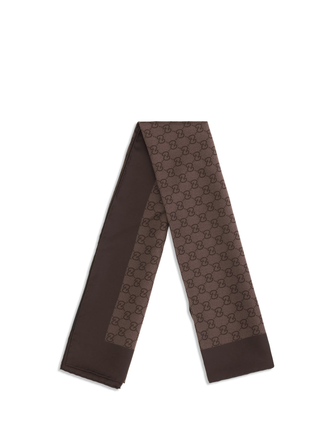 GUCCI OS gg silk twill jacquard scarf
