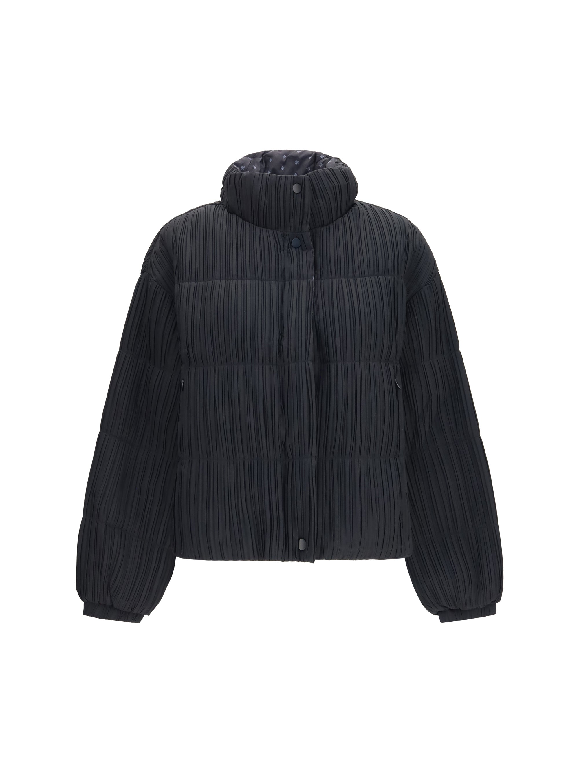 reversible high-neck puffer jacket