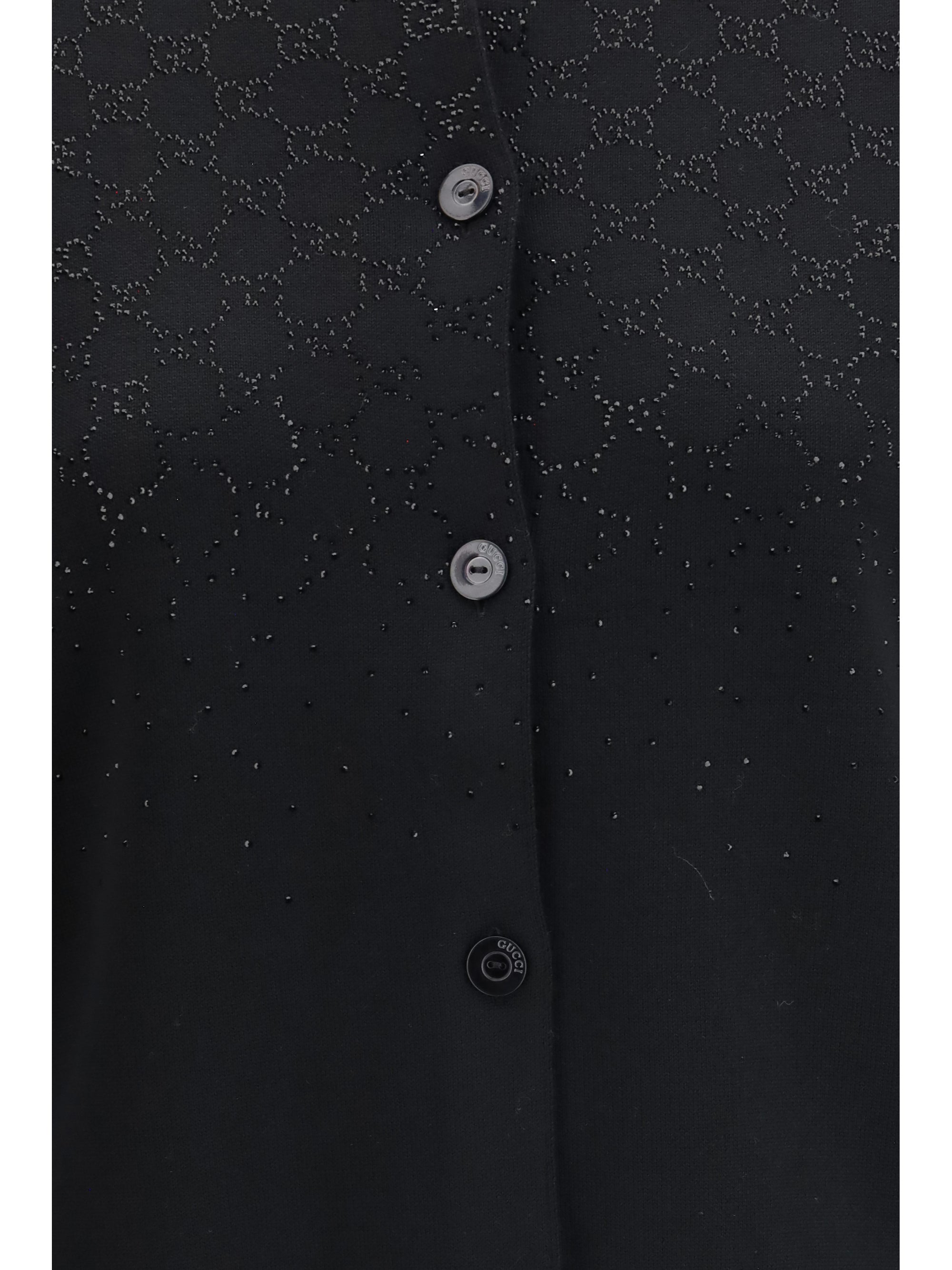 GUCCI M long-sleeve crew-neck cardigan