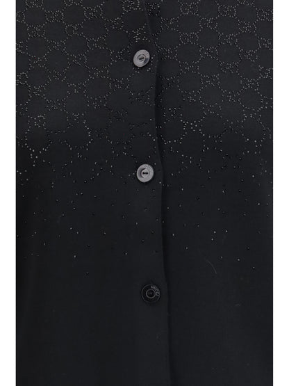 GUCCI M long-sleeve crew-neck cardigan