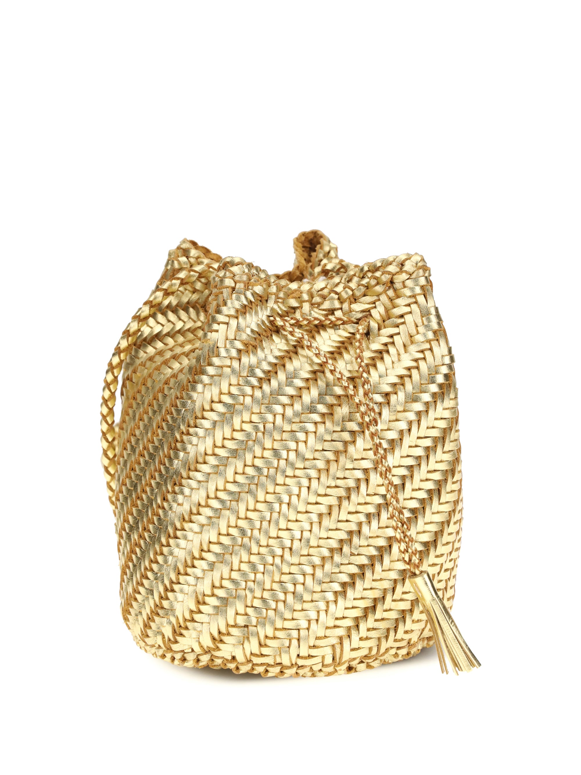 pompom double jumps bucket bag