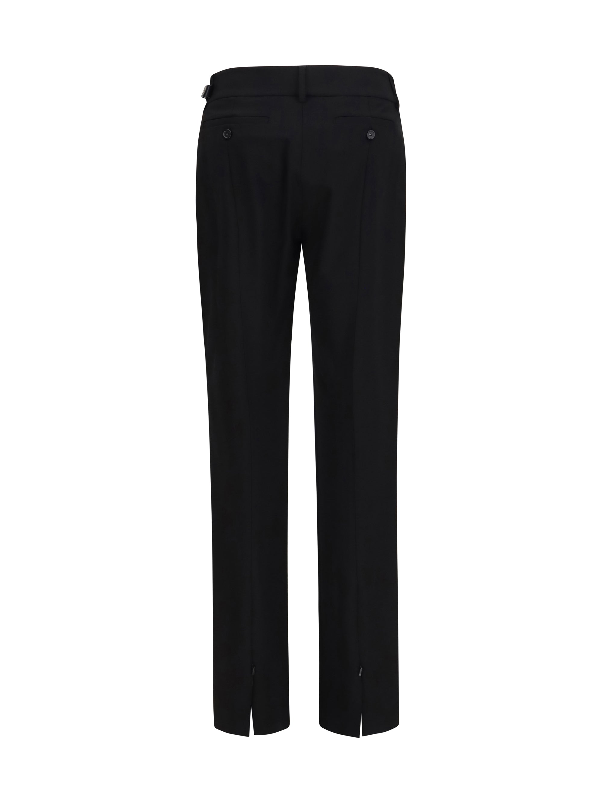 rum cigarette pants with belt
