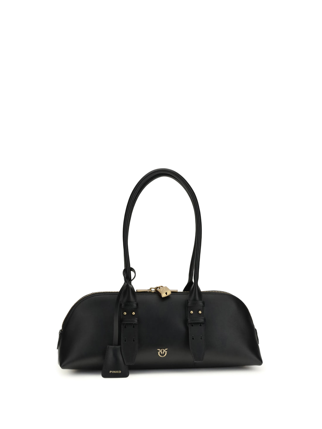 PINKO OS large bowling baguette shoulder bag