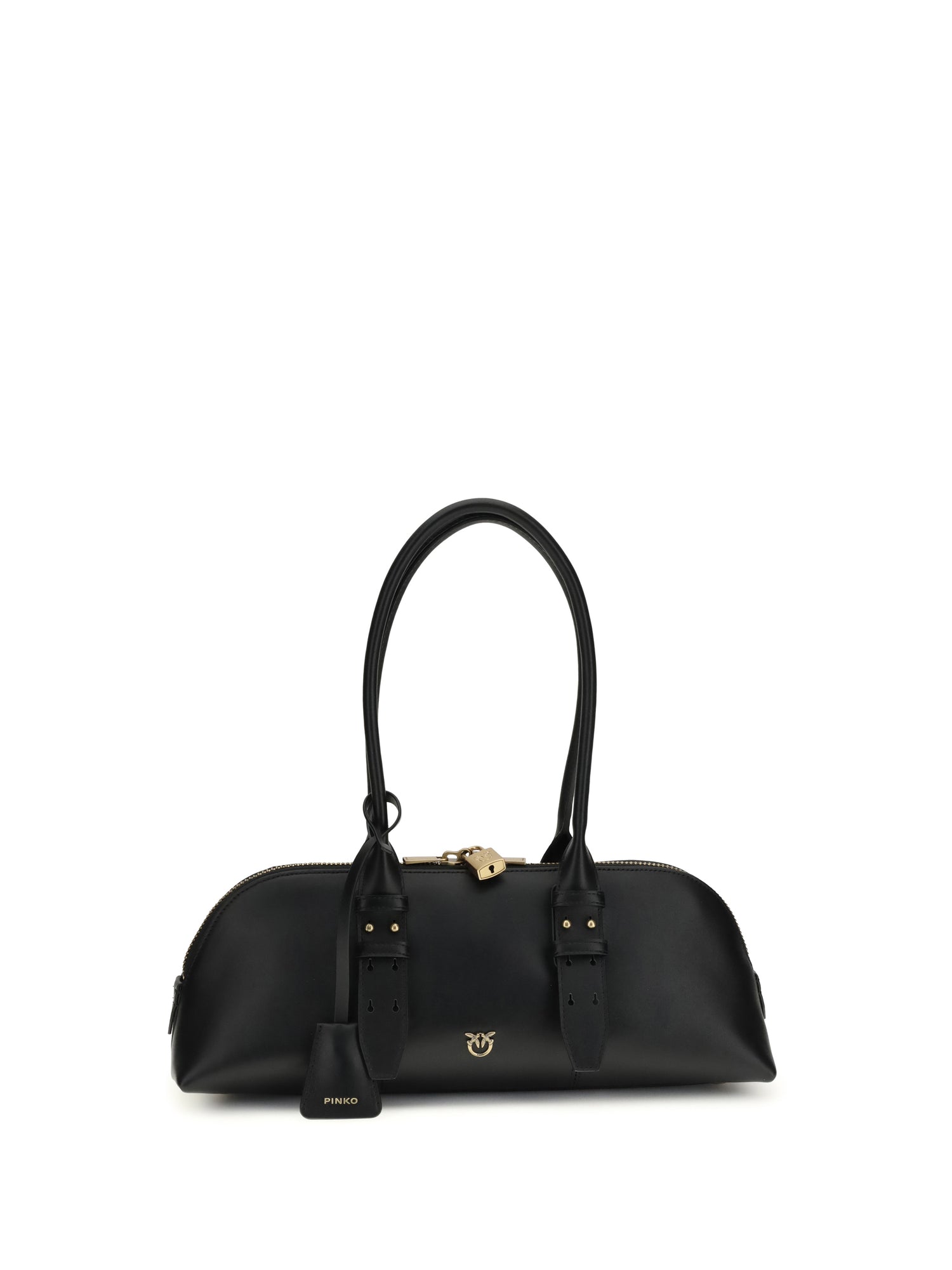 PINKO OS large bowling baguette shoulder bag