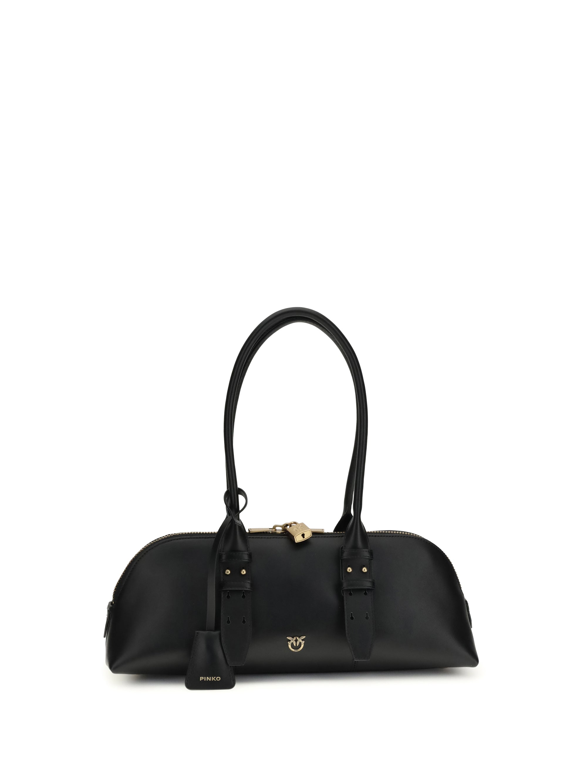 PINKO OS large bowling baguette shoulder bag