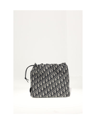 DIOR OS dior oblique drawstring pouch