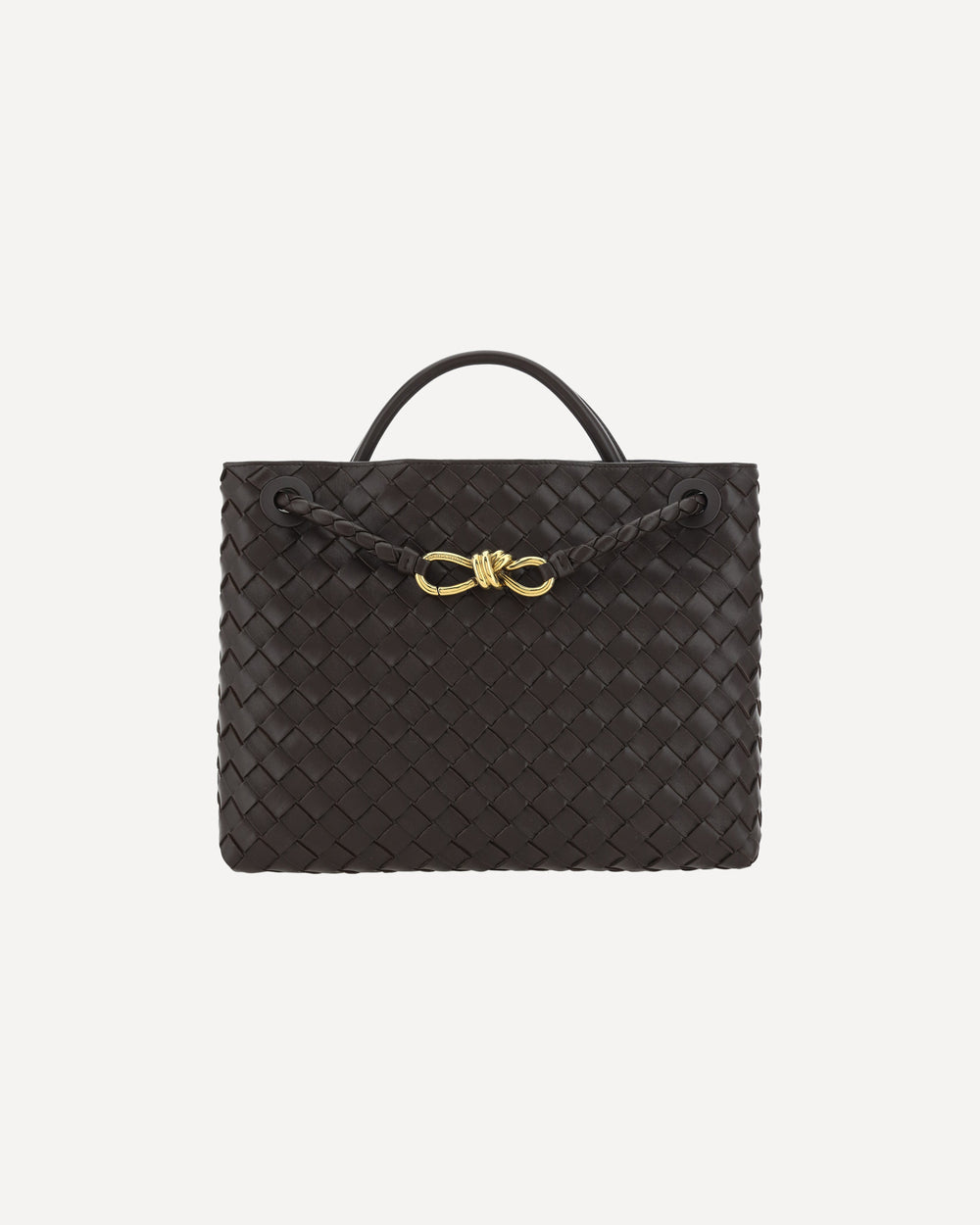 Bottega Veneta Andiamo Shoulder Bag Brown