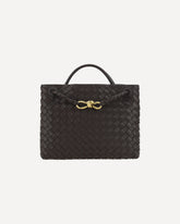 Bottega Veneta Andiamo Shoulder Bag Brown