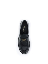 PRADA 37.5 leather loafers