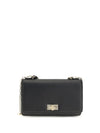 peekaboo leather chain wallet