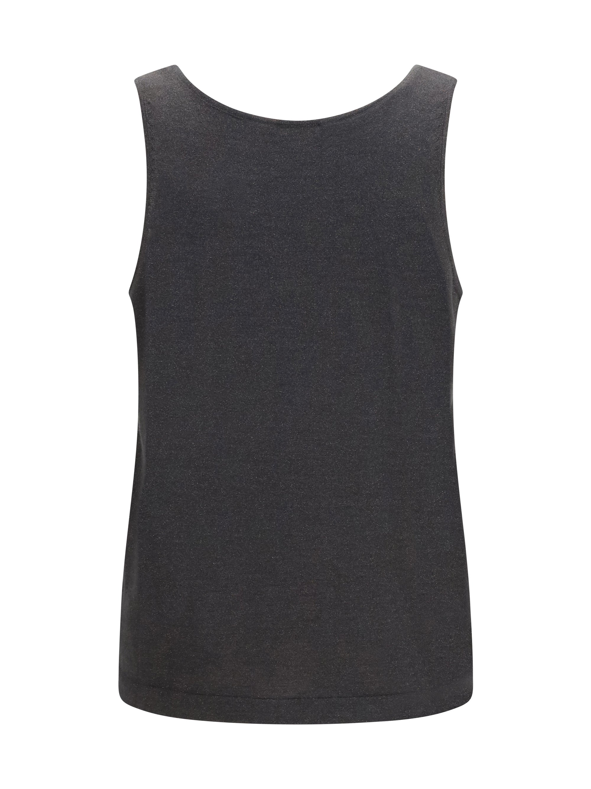 luminous knit tank top