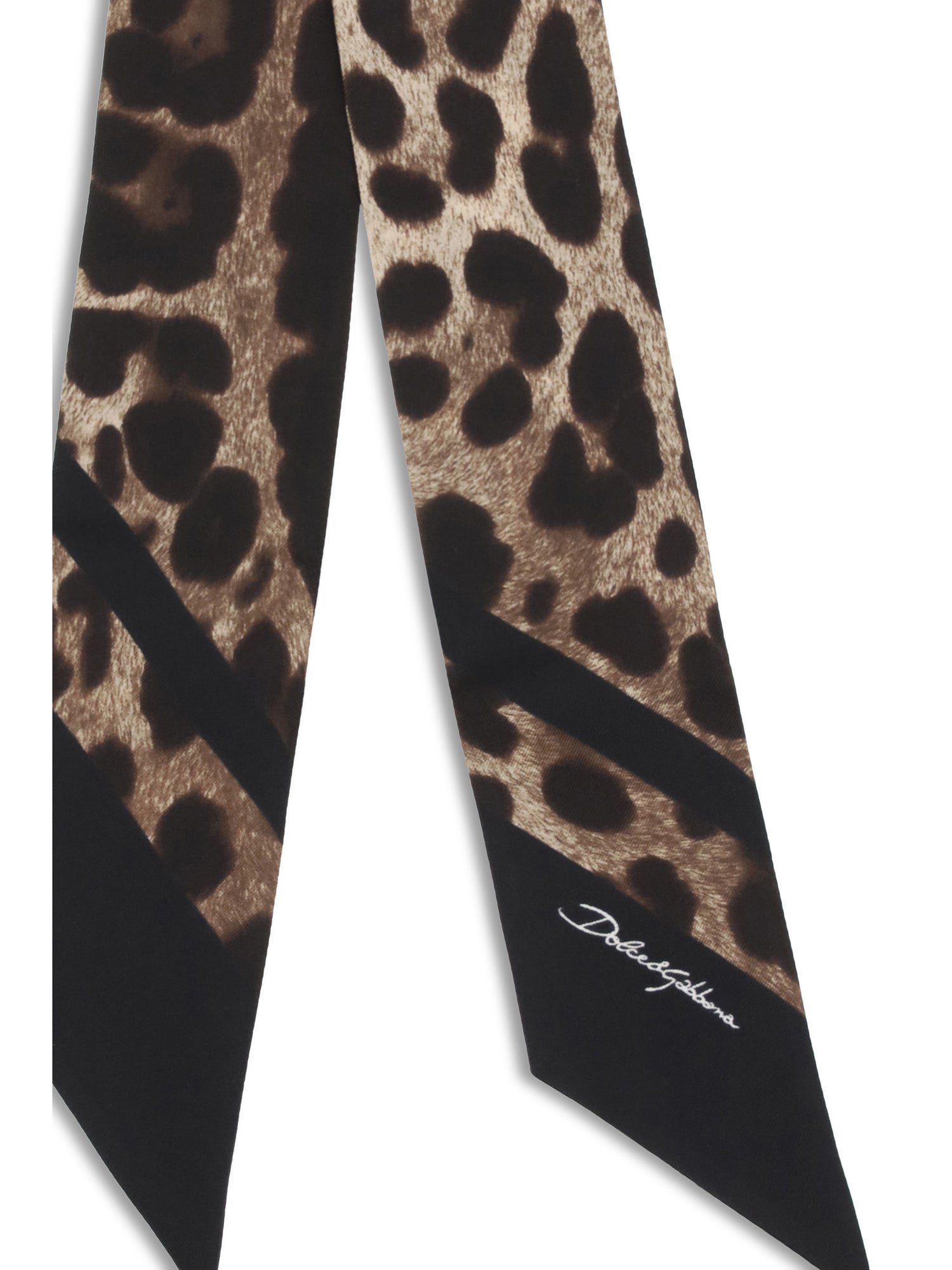 DOLCE &amp; GABBANA OS silk bandeau scarf 