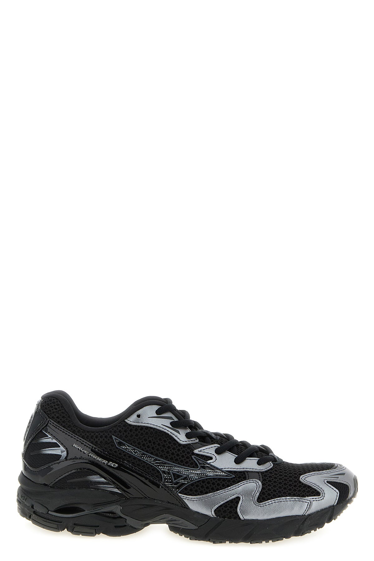 wave rider 10 mesh and laminated leather sneakers