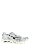 the mizuno wave rider 10 sneakers feature a dynamic low-top silhouette