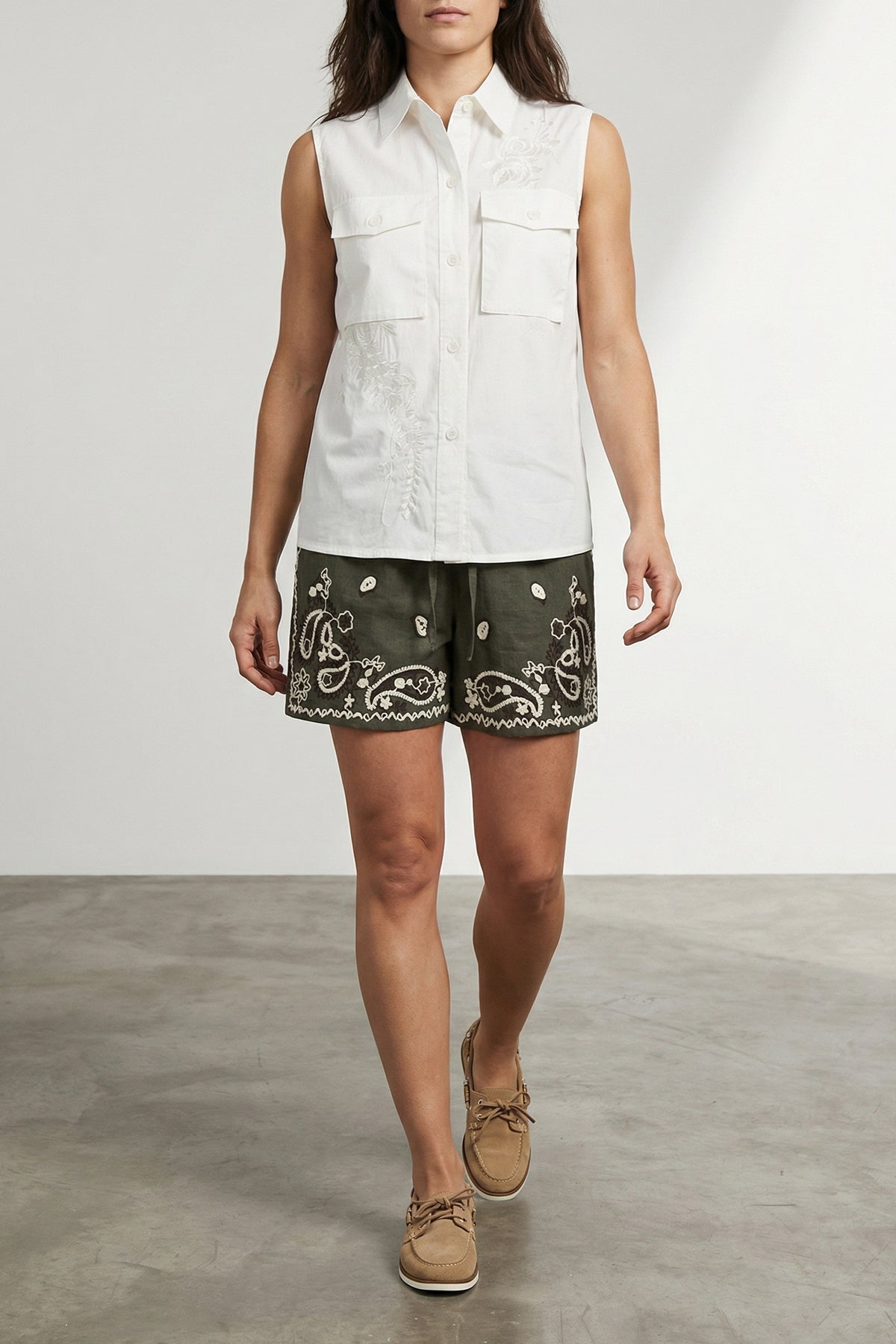 beach26 linen shorts