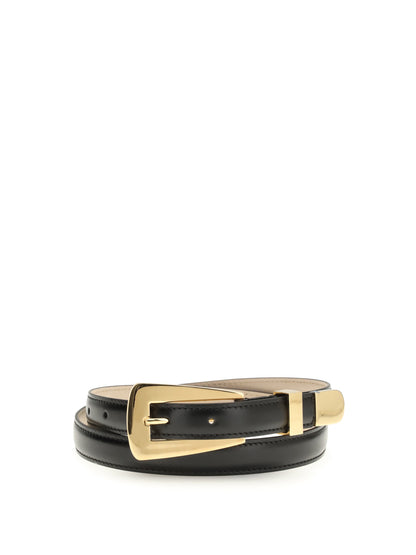 KHAITE 75 lucca leather belt 