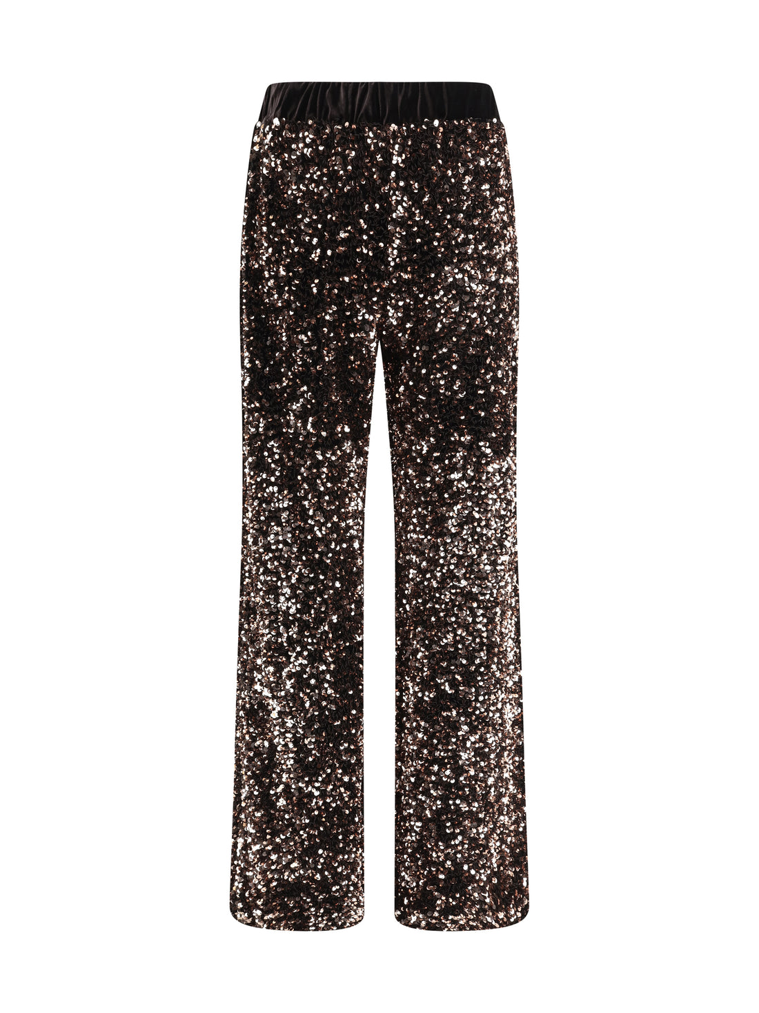 ELLA 40 velvet pants with sequins