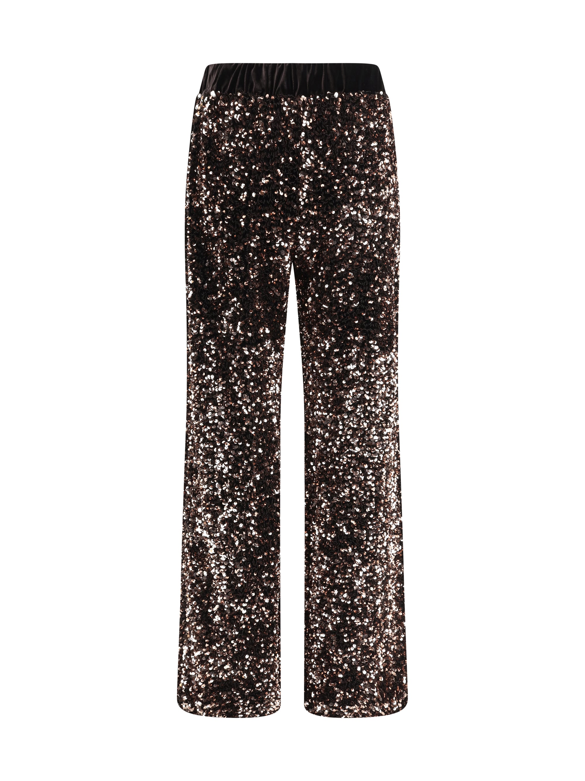 velvet pants with sequins