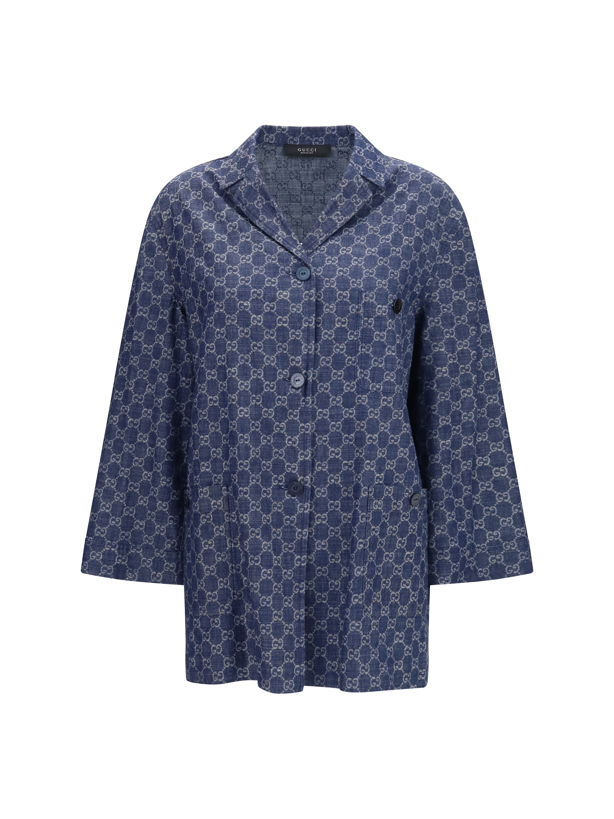 gg jacquard cotton jacket