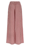 cashine striped cotton poplin pants