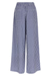 cashine striped cotton poplin pants