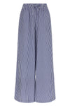 cashine striped cotton poplin pants