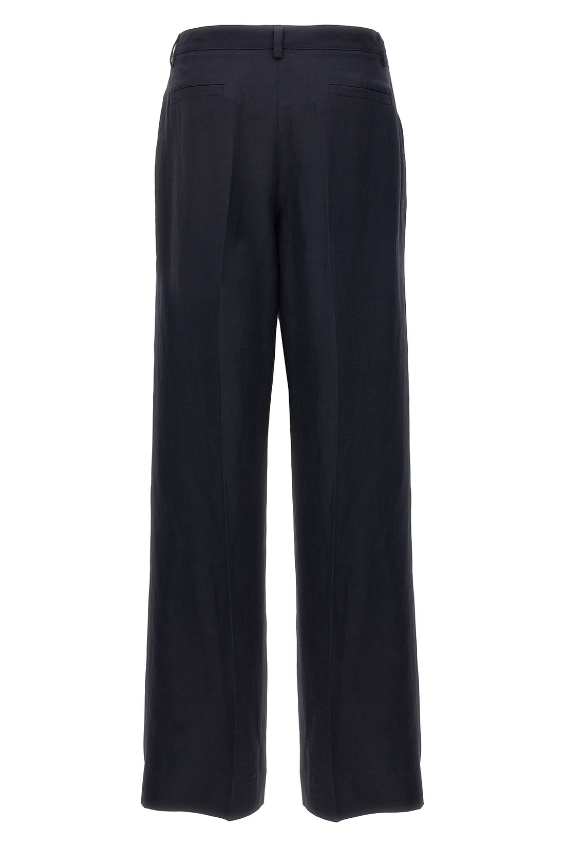 P.A.R.O.S.H. XL raisa viscose linen blend trousers