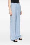 viscose linen blend pants